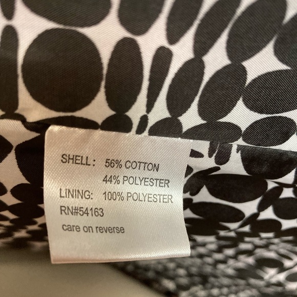 Darling, red sateen, Calvin Klein raincoat size small. - Picture 10 of 15